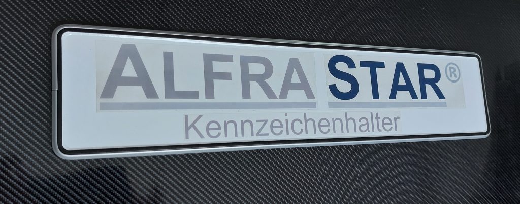 ALFRA STAR Kennzeichenhalter